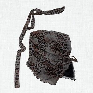 Leopard Print Women's Scarf